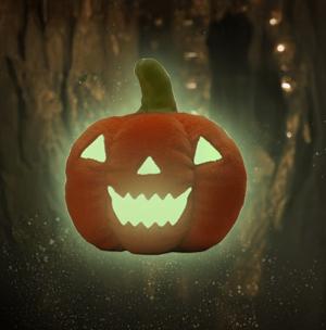 Halloweenmjukis Pumpa, självlysande - Teddykompaniet