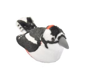Hackspett med fågelläte, 14cm - Wild Republic